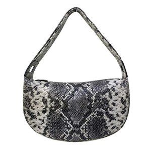 🌺SOLD🌺NWT TMRW Studio x Anthro | Snakeskin Mini Shoulder Hobo Bag Baguette